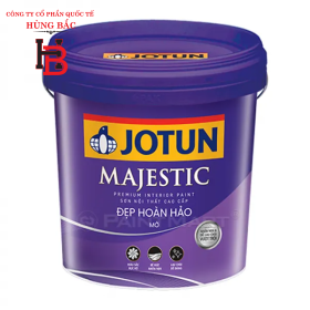  Sơn nước nội thất Jotun Majestic đẹp hoàn hảo bóng mờ lon 5L 