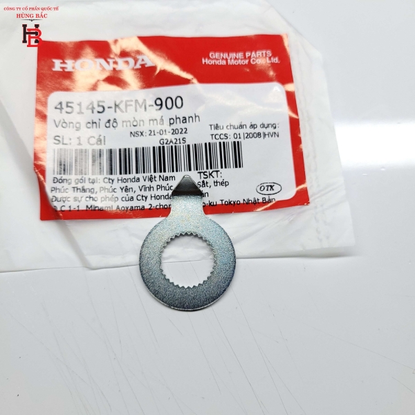 VÒNG CHỈ ĐỘ MÒN MÁ PHANH 45145-KFM-900 