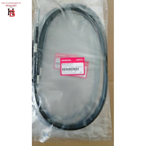 DÂY PHANH TRƯỚC WAVE BLADE K57 (PHANH CƠ) 45450K57V11